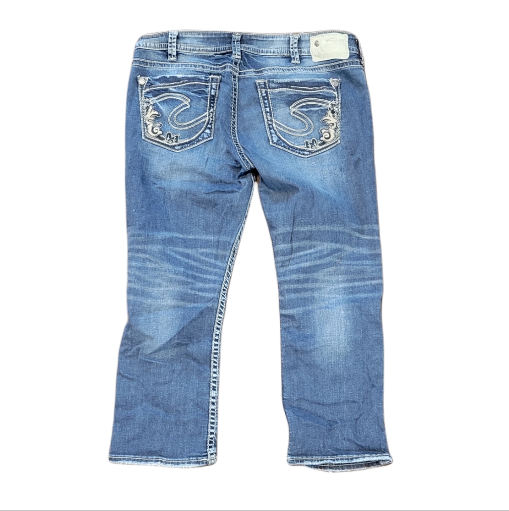 Women's Silver Capris